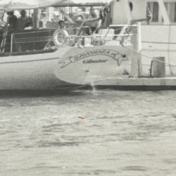 Vintage Found Photo Sailing on the Sayonara Gibraltar Boat Marina - Picture 3 of 11